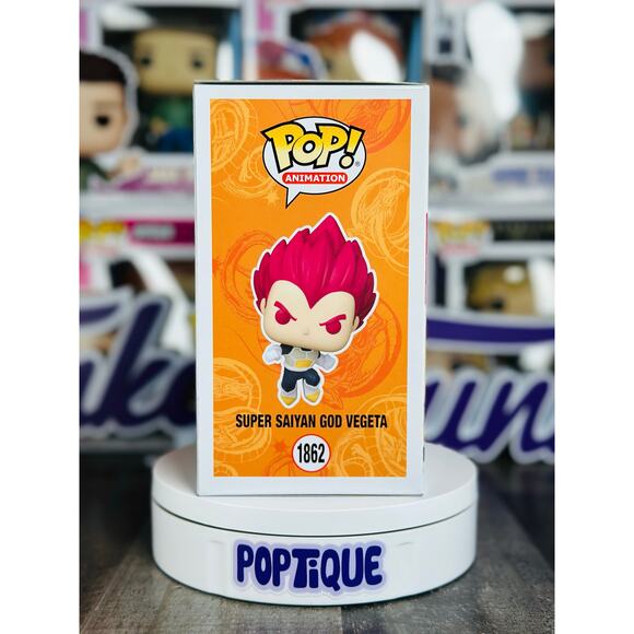 Dragon Ball Super: Broly Super Saiyan God Vegeta Funko Pop! #1862 - Picture 4 of 6